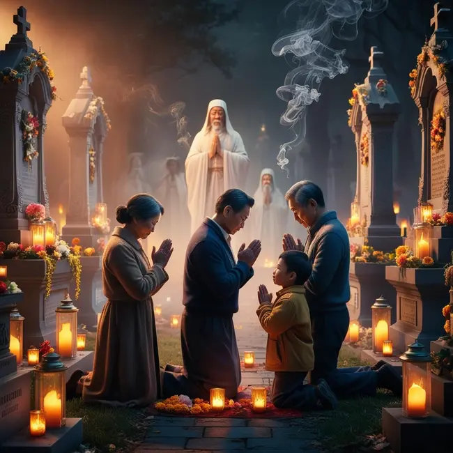 symbolique cimetiere ancetre